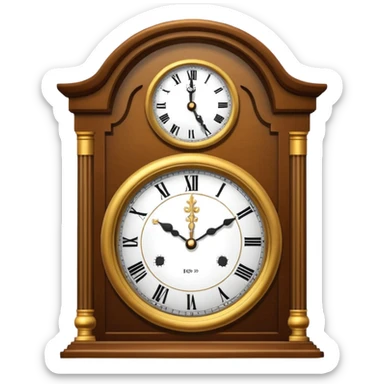 grandfather clock sticker
