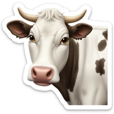 Cow sticker