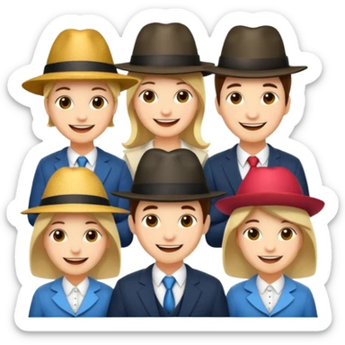 événement convivial décontracté (sans verre de champagne) sticker