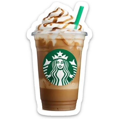 Starbucks Iced latte  sticker