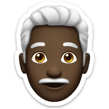 black instead of white sticker