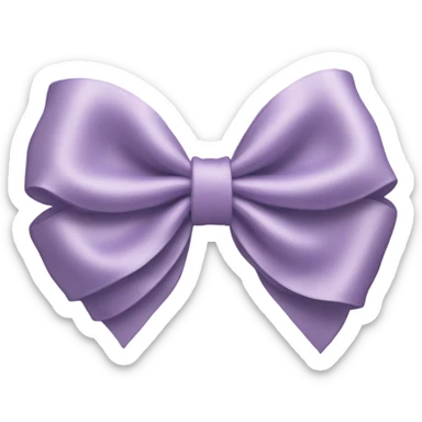 lavender bow sticker