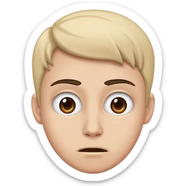 Someone with a the fuck do you mean face “emoji” sticker