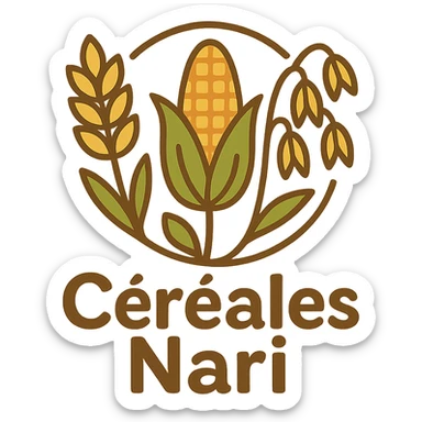  logo pour un magasin de céréales !! Du nom de "céréales nari " sticker