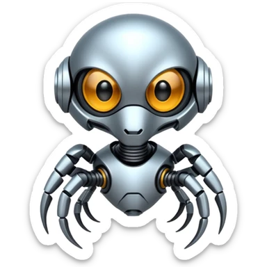  exotic futuristic modern cyber-Protogen-Primagen-Fakémon-Digimon-Vernid-creature sticker