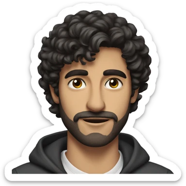 Manu Rios Fernandez Spanish Actor from Elite sticker