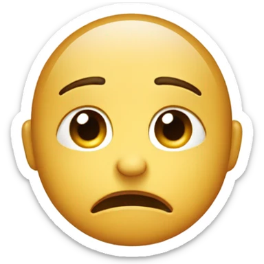 Emoji 🥹 with feet  sticker