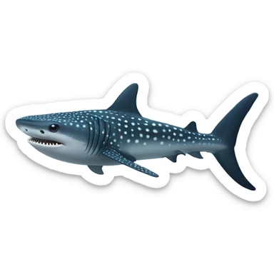 Whale shark sticker