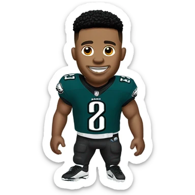 Saquon Barkley Eagles jersey  sticker