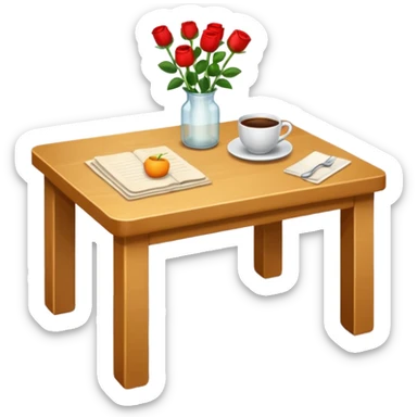 give a simple table sticker