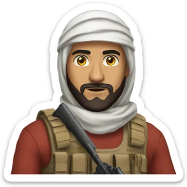 arab red counter-strike sticker