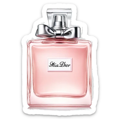 Miss dior perfume sticker