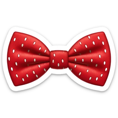 Strawberry bowtie sticker