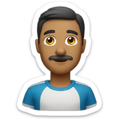 Hombre delgado canoao sticker