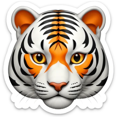 tigre balnc sticker