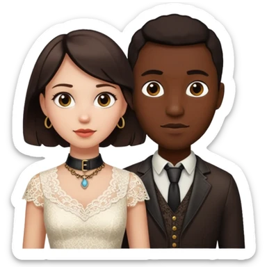 Mistress and slave sticker