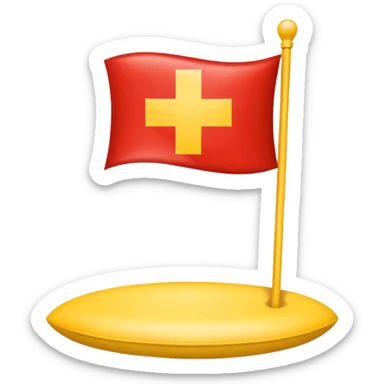 lifeguard flag sticker