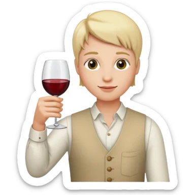 weinglas in der hand also armmit hand welche weinglas hält ohne gesicht sticker