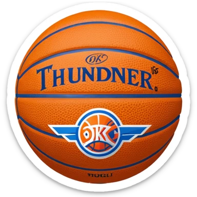 NBA OKC Thunder sticker