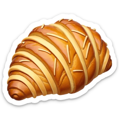 colorful croissant  sticker