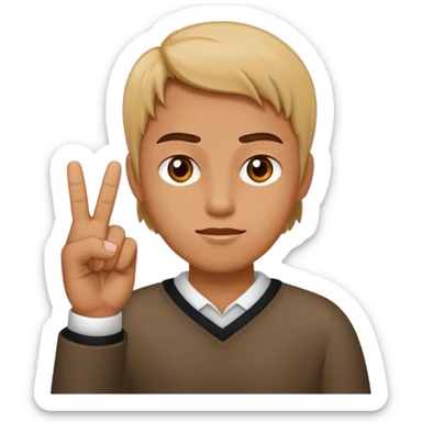 Un âne qui fais un doigt donneur  sticker