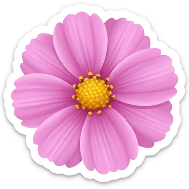 Una flor de cosmos sticker