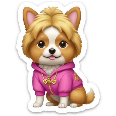 Juicy Couture dog  sticker