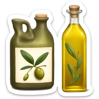 Olive Oil, Oil, Vinegar sticker