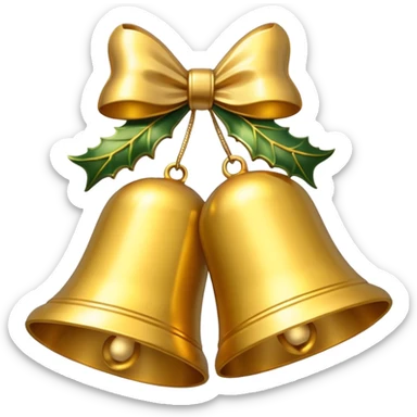 Christmas bells sticker