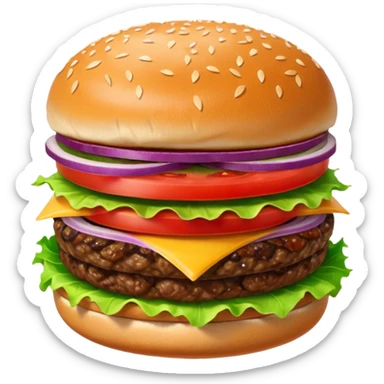 Hamburger  sticker