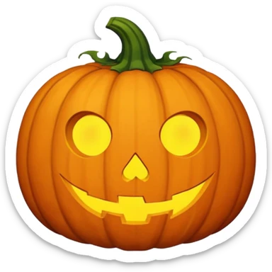 hallowen pumpkin sticker