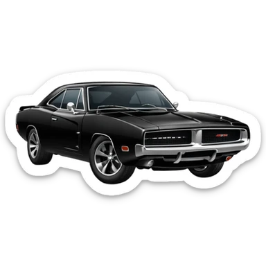faz o dodge charge dos Velozes & Furiozos pra min? sticker