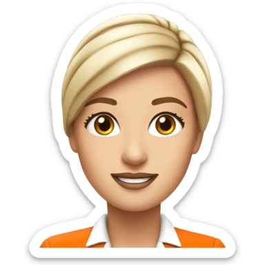 EasyJet Cabin Crew glamorous Female  sticker