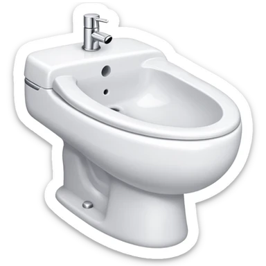 Bidet sticker