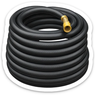 A Hose – coiled water hose sticker