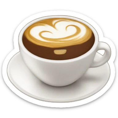 Fendi cappuccino cup sticker