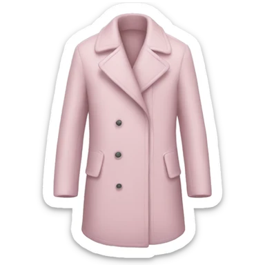 Light pink coat sticker