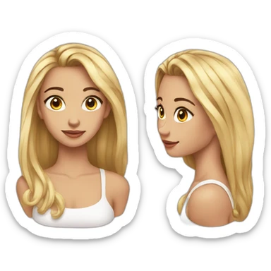 the most beautiful girl in the world sticker