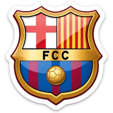 Barcelona FC значок команды sticker