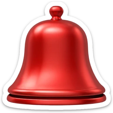 Red YouTube bell icon sticker