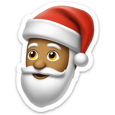 Santa hat sticker