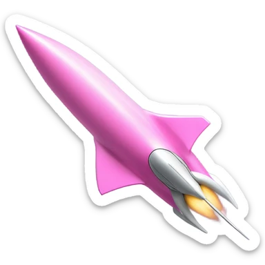Pink Missile sticker