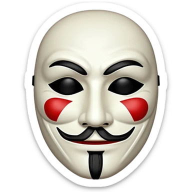 Hacker Anonymous sticker