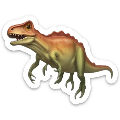 tyrannosaurus rex squid sticker