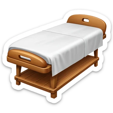 Massage on some special table sticker