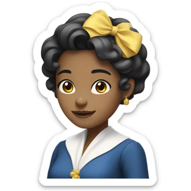 Disney white snow princess  sticker