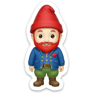 nain de jardin  sticker