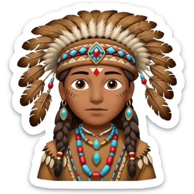Native American sticker
