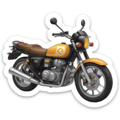 quelqu'un sur une moto au Maroc sticker