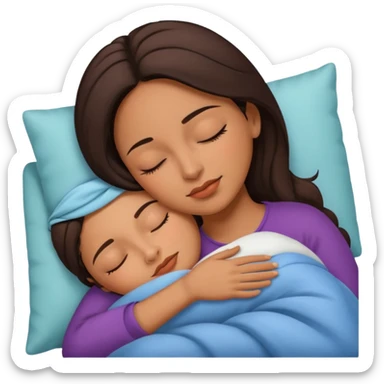 Latina baddie sleeping sticker